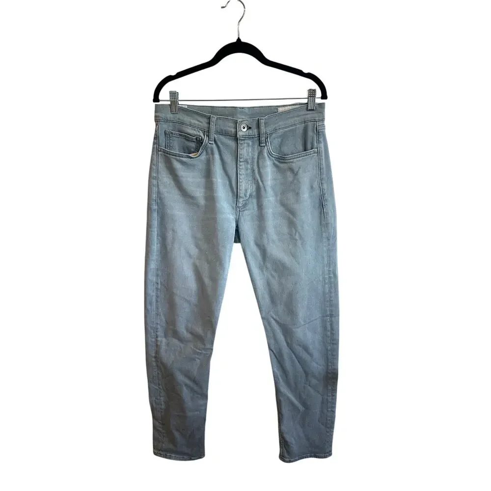Rag & Bone Fit 2 Slim Jean Sz 33x30 rbAIRFLEX in Newstrand Light Wash Blue Nice!